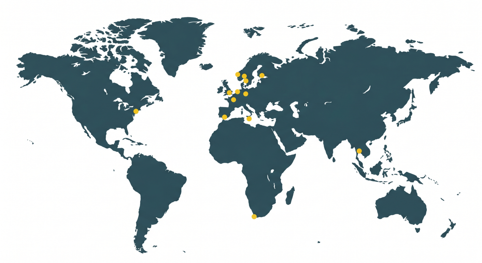 Global erfarenhet karta